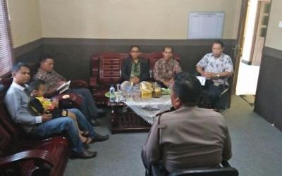 Kapolsek Bengkalis Rapat dengan Pendeta