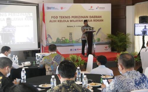 Sekda Siak Ikuti Workshop Eksekutif dan FGD SKK Migas