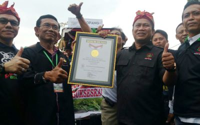 Festival Pemuda Tani Indonesia Raih Rekor Muri