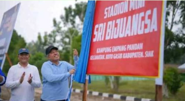 Pokir Dewan Fairus S.Ag Bangun Stadion Mini Bijuangsa Koto Gasib