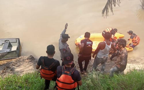 Korban Tenggelam di Sungai Barumun Belum di Temukan