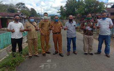 Peningkatan Jalan Desa Batu Gane-Napal Melintang Dimulai