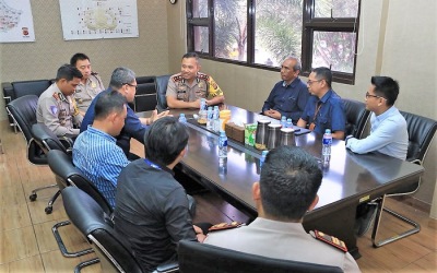 Kapolres Terima Kunjungan Pelaksana Tol Jakarta-Cikampek