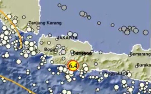 Gempa M 6,4 Melanda Garut, Getaran Terasa hingga Yogyakarta