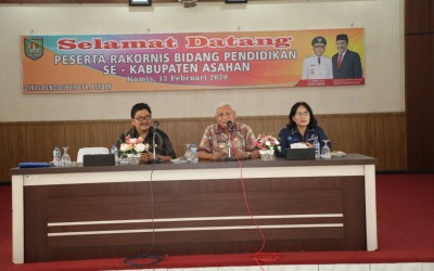 Disdik Asahan Gelar Rakornis Bidang Pendidilkan