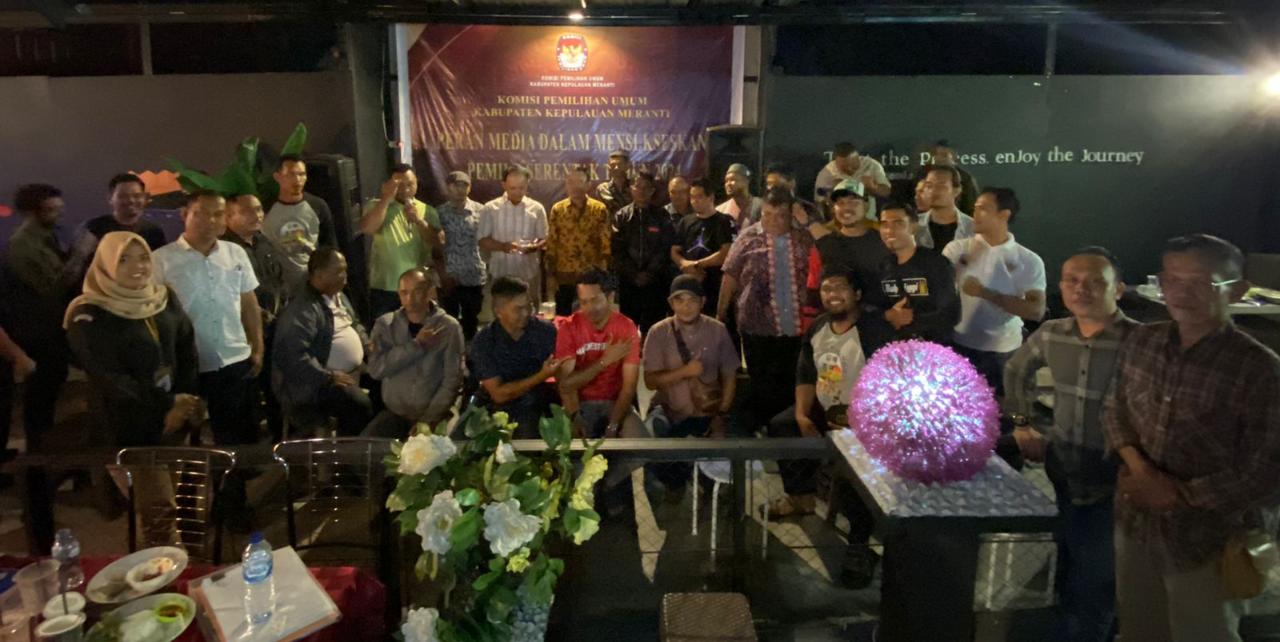 KPU Kepulauan Meranti Butuh Peran Media di Pemilu Serentak 2024
