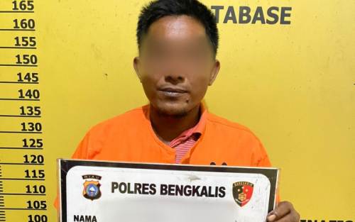 Terkait Game Higgs Domino, Warga Desa Damai Ditangkap Polres Bengkalis