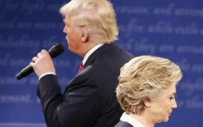 Trump Menduga Hillary Gunakan Obat Saat Debat