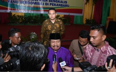 Bupati dan Wabup Bengkalis Hadiri Halal Bi Halal di Pekanbaru