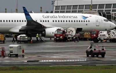 Garuda Penerbangan GA-311 Surabaya-Jakarta Diancam Bom