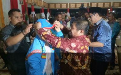 Bupati Lepas Kontingen Bengkalis ke Porprov Riau