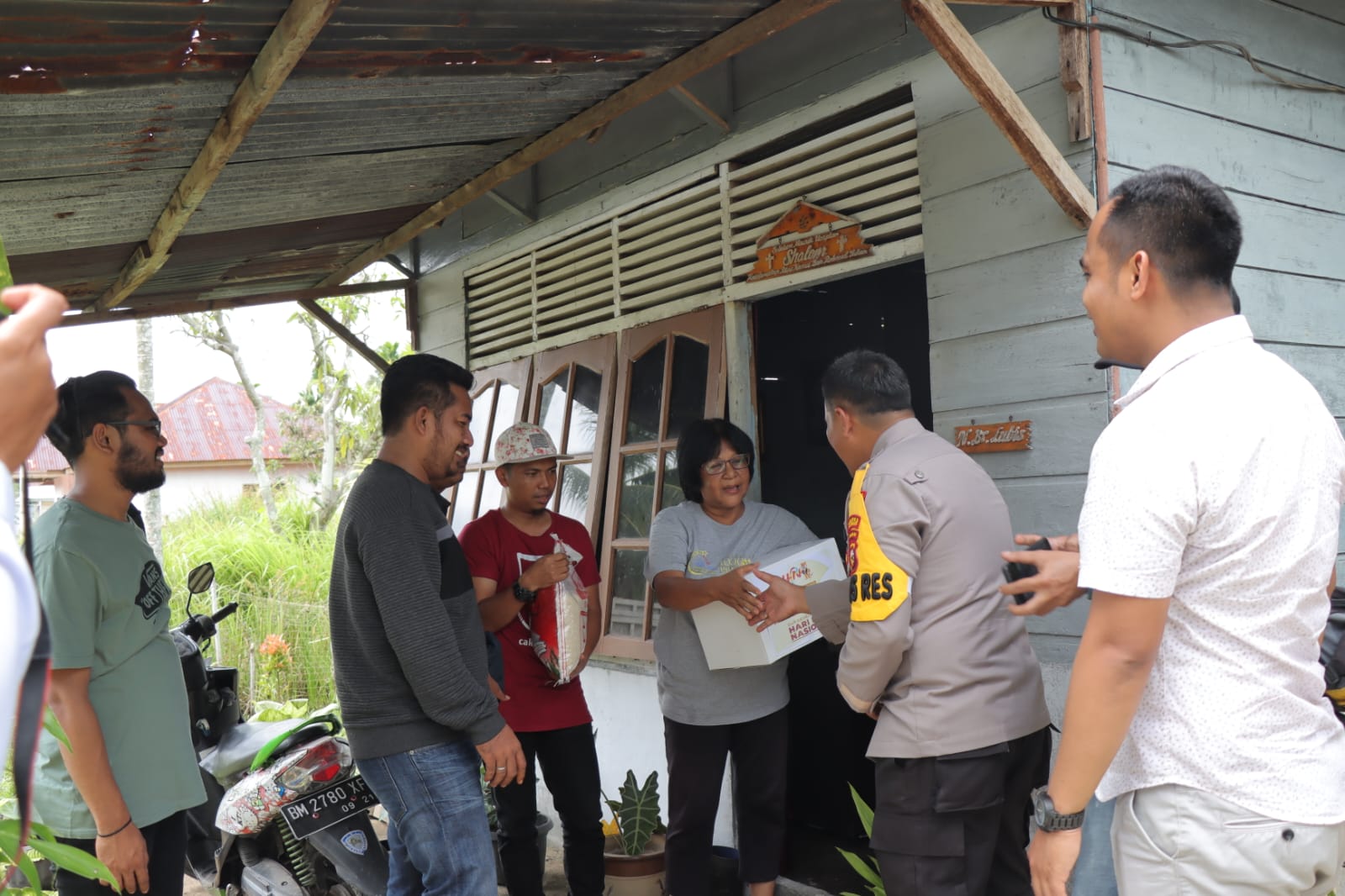 Insan Pers dan Polres Meranti Berbagi Berkah di Momen HPN ke-77