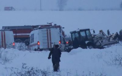 Pesawat Rusia Jatuh di Lokasi Bersalju,71 Orang Tewas