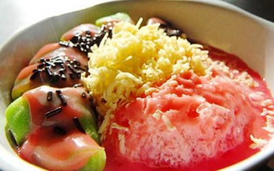 Makanan Asli Daerah Pisang Ijo Dikenal Dunia