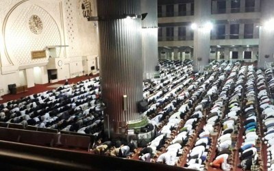 Polri-TNI Amankan Aksi Bela Ulama (ABU) 96 di Masjid Istiqlal