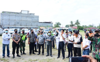 Dishub Bengkalis Wajibkan Penumpang Turun di Posko COVID-19