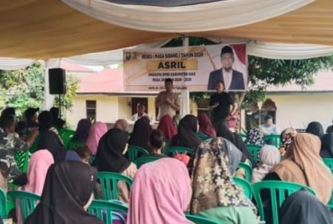 H Arsil Anggota DPRD Kabupaten Siak Serap Aspirasi di Perawang