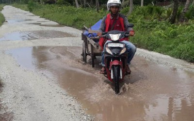 Bengkalis Dinilai Tidak Serius Tangani Jalan Rusak