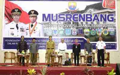 Gubernur Jambi Buka Musrenbang Provinsi Jambi