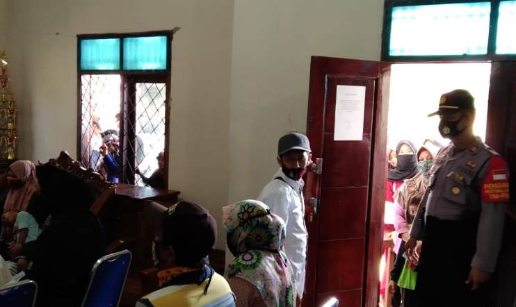Polsek Kronjo Maksimalkan Sosialisasi Prorokol Kesehatan