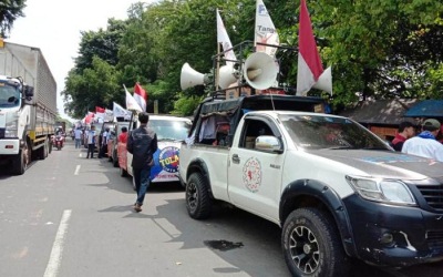 500 Personel Polresta Tangerang Amankan Aksi Buruh