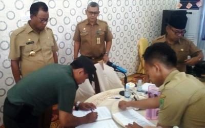 Pemkab Rohil Terima Tapal Batas Rokan Hilir-Sumut