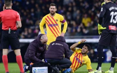Luis Suarez Dipastikan Menepi 4 Bulan Akibat Cedera