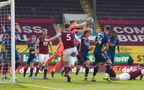 Liga Inggris : Burnley Vs Arsenal Berakhir Imbang 1-1
