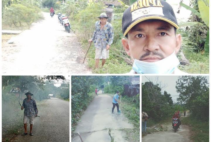 Rutin Setiap Minggu, Desa Alai Goro Bersama Bersih Kampung