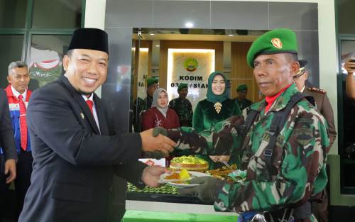 Wabup Husni Sebut TNI Mitra Pemkab Demi Membangun Siak Kedepan