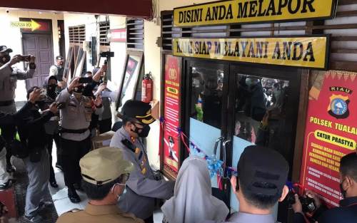 Polsek Tualang Tampil Beda, Siap Beri Layanan Prima