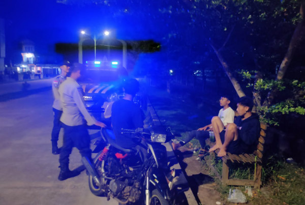 Cegah PGM, Polres Bengkalis Gelar Patroli Blue Light dan KRYD