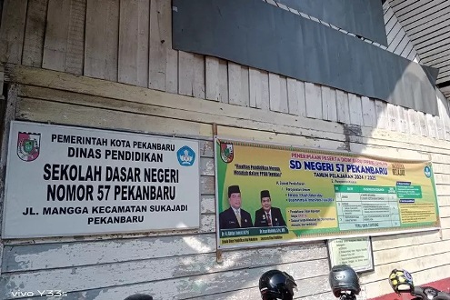 Dua SD Negeri di Kota Pekanbaru Tutup Akibat Kekurang Murid