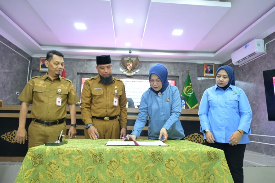 Pemkab Bengkalis - Kejari Sepakat Kawal Desa Bersih dari Jerat Hukum