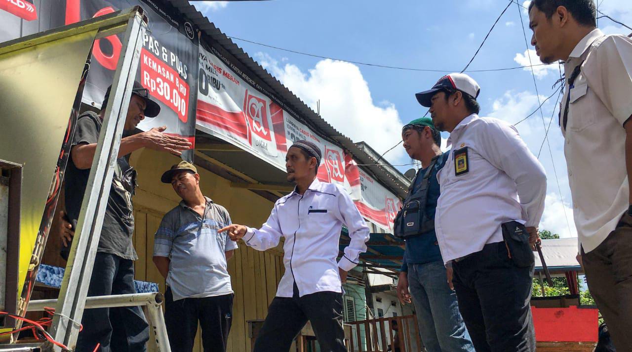 Monitoring Gabungan Penentuan Titik Lokasi Reklame