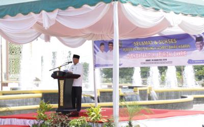 Plt Bupati Asahan Teteskan Air Mata Kenang Penggagas Masjid Agung