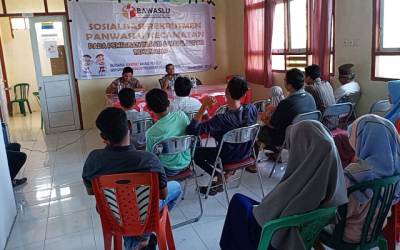 Bawaslu Halsel Sosialisasi Rekrutmen Panwaslu Kecamatan