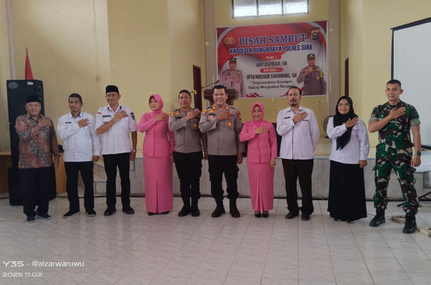 Kapolsek Bungaraya AKP Aspikar Digantikan Iptu Mulyadi