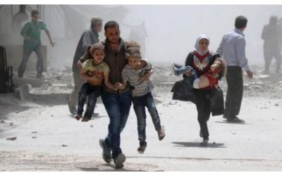 Warga Ghouta Dibombardir Pasukan Pro Pemerintah