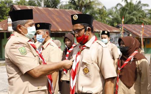 Bupati Siak Lantik Pengurus Mabiran, Kwarran dan LPK