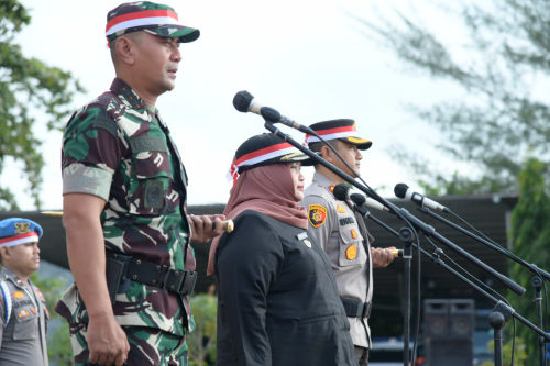 Bupati Bengkalis Pimpin Apel Kebangsaan Menjadi Kesatuan NKRI