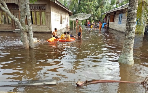 Banjir Kecamatan Sungai Apit, Ini Harapan Penghulu Mengkapan