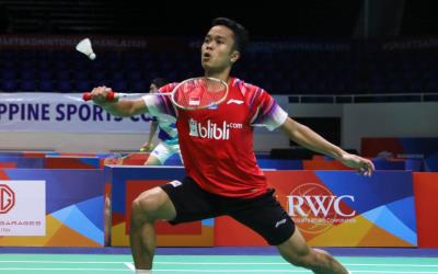Final Bulutangkis Beregu Asia: Anthony Kalahkan Malaysia