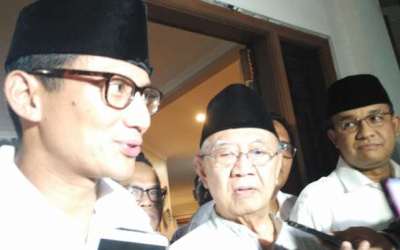 Sandi Tak Dapat Restu Prabowo Hadiri Reuni 212