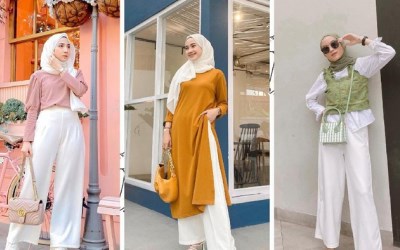 Tips Padu Padan Kulot Putih untuk Hijabers
