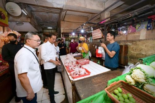 Jokowi : Harga Bahan Pangan Terkendali Menjelang Lebaran