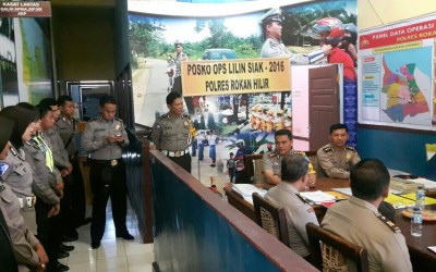 Kapolres Rohil Gelar Rapat Operasi Lilin Siak 2017
