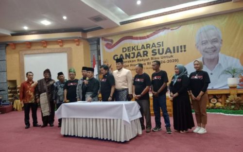 Gabungan Paguyuban di Riau Dukung Ganjar Pranowo Sebagai Capres