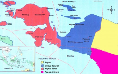 Pemekaran, Provinsi Papua Selatan Terdiri 4 Kabupaten