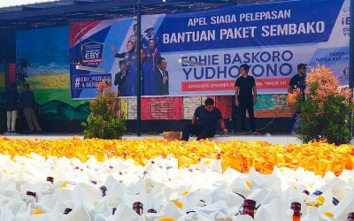 Bagikan 5.000 Paket Sembako, Ibas Ajak Doa Bersama 